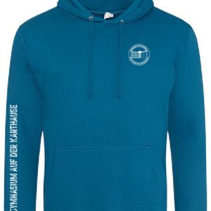 Hoodie JustHoods INK BLUE – Gymnasium auf der Karthause