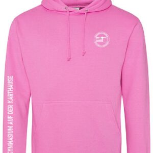 Hoodie JustHoods CANDYFLOSS PINK – Gymnasium auf der Karthause