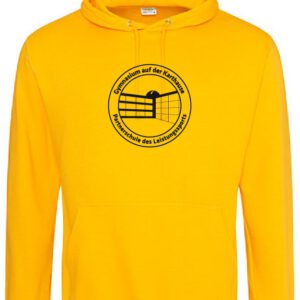 Hoodie 2 JustHoods GOLD YELLOW – Gymnasium auf der Karthause