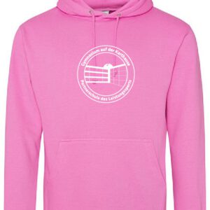 Hoodie 2 JustHoods CANDYFLOSS PINK – Gymnasium auf der Karthause