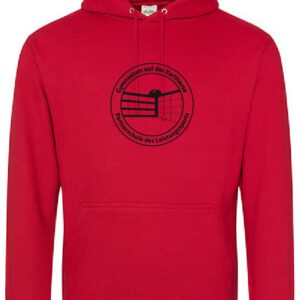 Hoodie 2 JustHoods FIRE RED – Gymnasium auf der Karthause