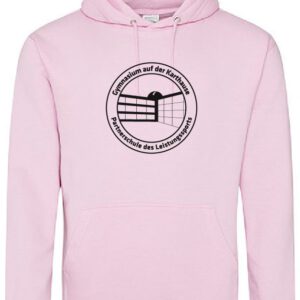 Hoodie 2 JustHoods BABY PINK – Gymnasium auf der Karthause