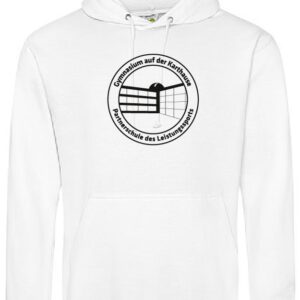 Hoodie 2 JustHoods ARCTIC WHITE – Gymnasium auf der Karthause