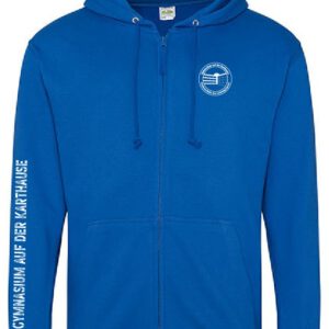 Zoodie JustHoods ROYAL BLUE – Gymnasium auf der Karthause