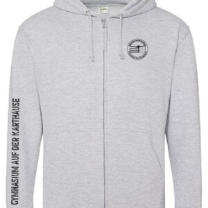 Zoodie JustHoods HEATHER GREY - Gymnasium auf der Karthause