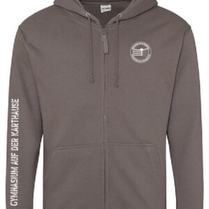 Zoodie JustHoods STEEL GREY – Gymnasium auf der Karthause
