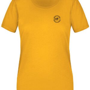 Ladies´ T-Shirt 2 Daiber GOLD YELLOW – Gymnasium auf der Karthause
